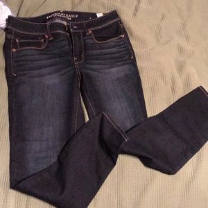 AE skinny jeans - size 6 short